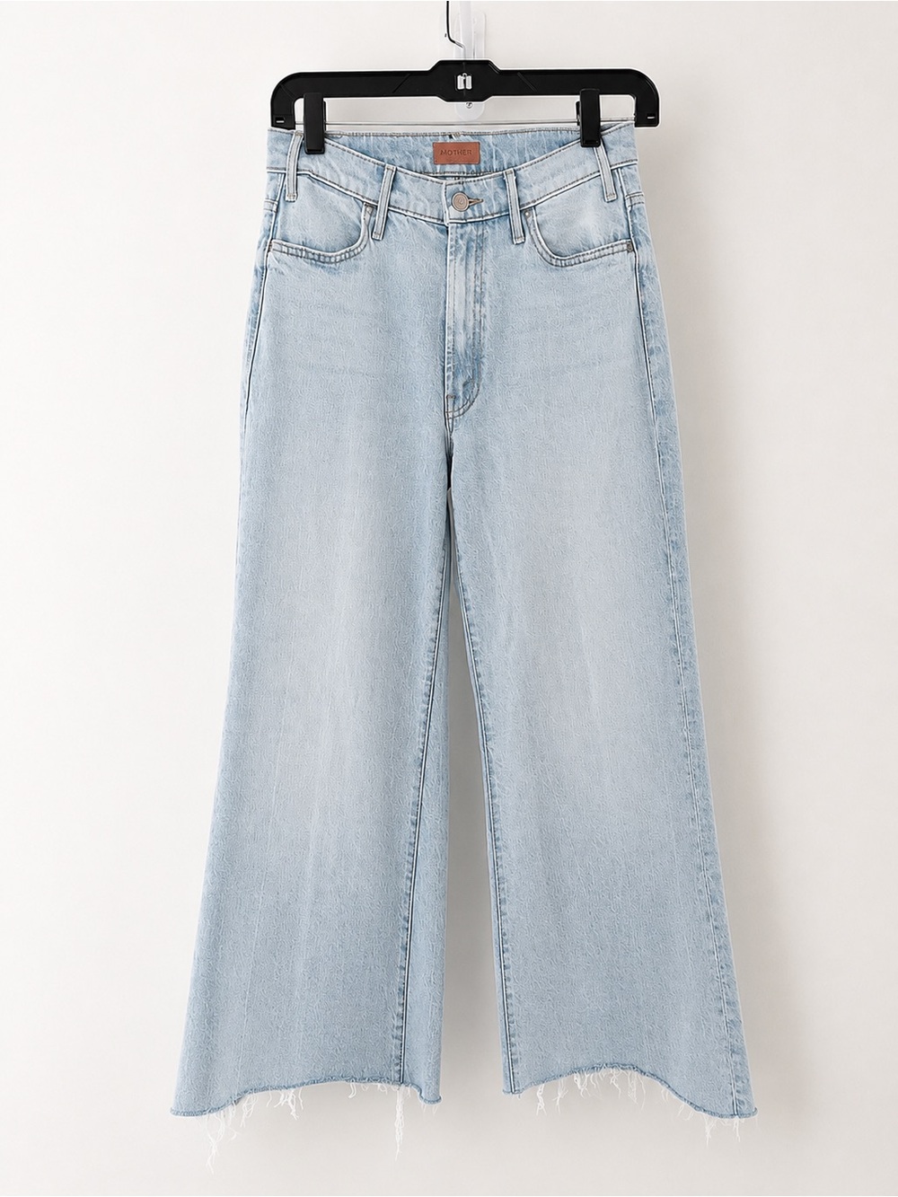 NWOT MOTHER Lil Hustler Roller Skimp Fray Jeans in Bring the Cooler size 26 - Picture 4 of 5